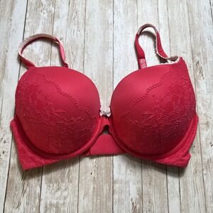 VICTORIA'S SECRET 32DDD Body By Victoria Lace Perfect Shape PUSHUP UNDERWIRE Bra